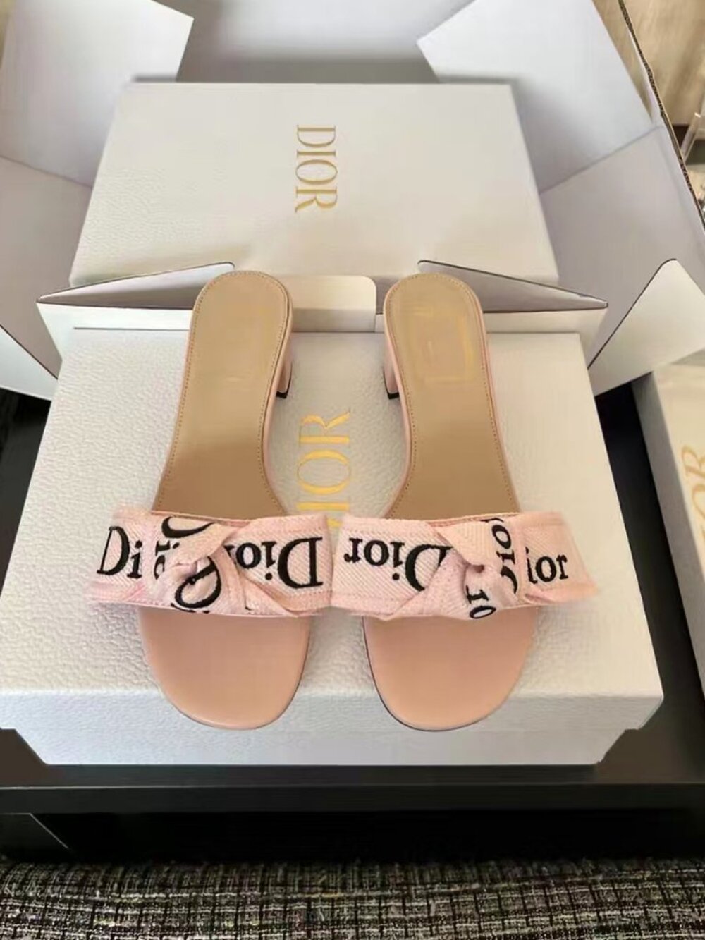 Dior Pastel Pink Heels